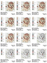 Playful Baby Lion Embroidery Design Pack